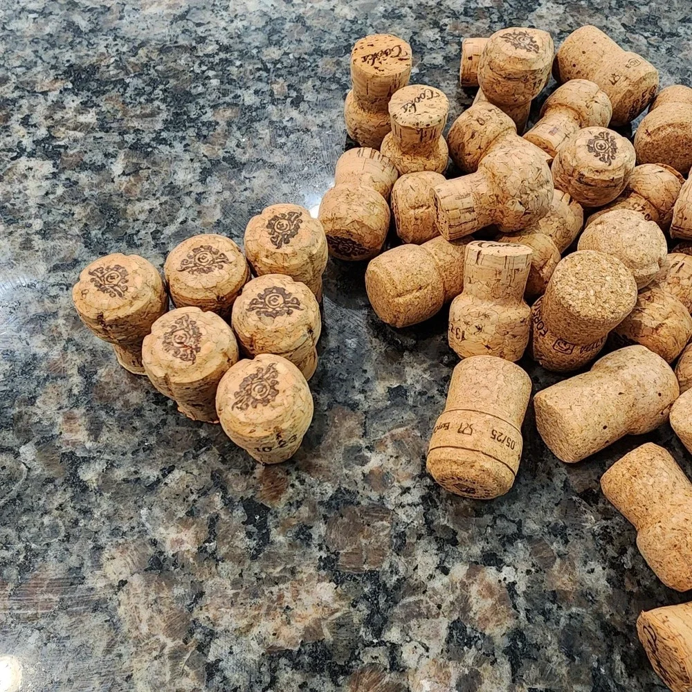 Lot of 50 Champagne Corks- Recycled / Used / Great Crafting Condition
